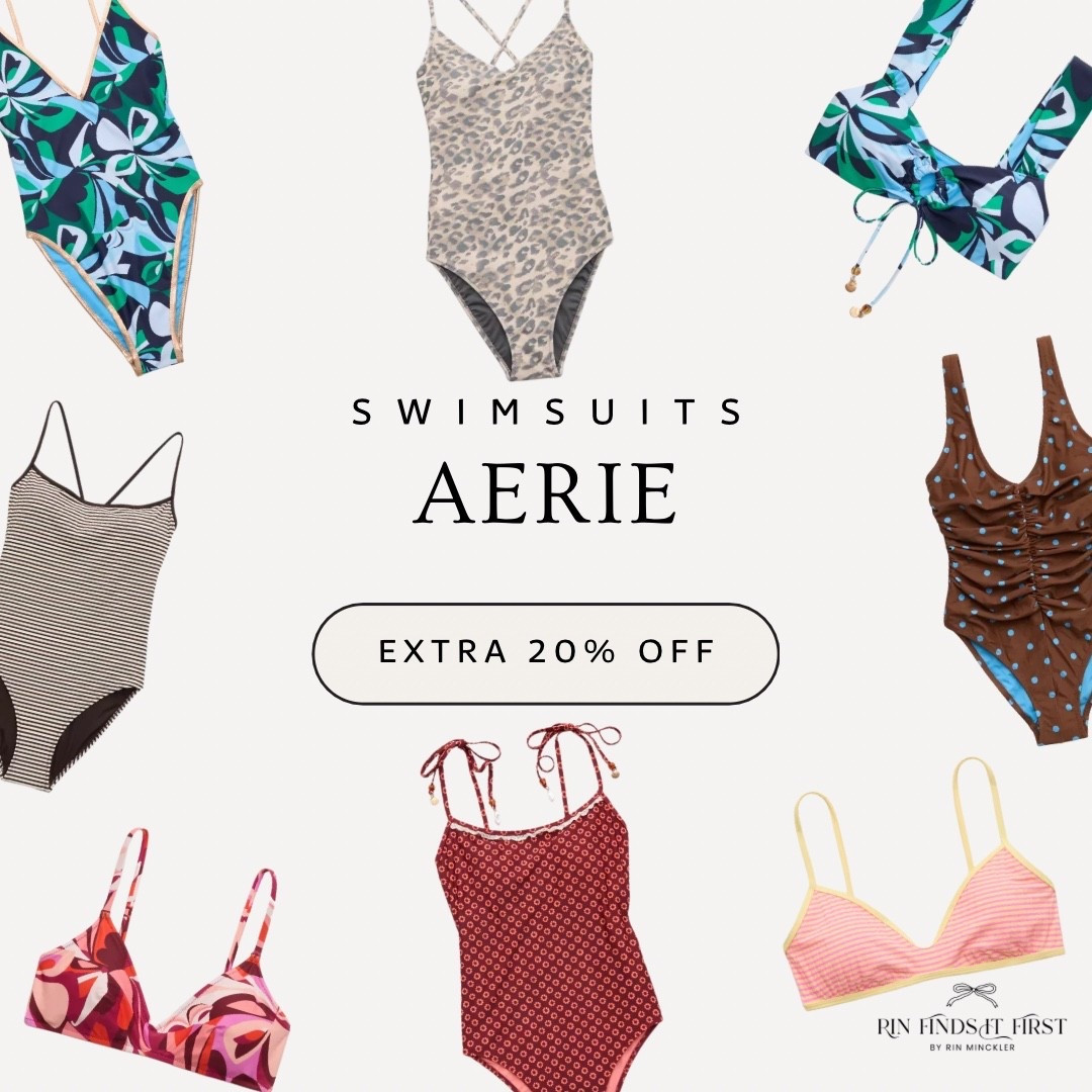 So many cute swimsuits from Aerie! 20 % off now! CODE: LTKAERIE20 

#LTKxAerie #LTKSeasonal #LTKootd