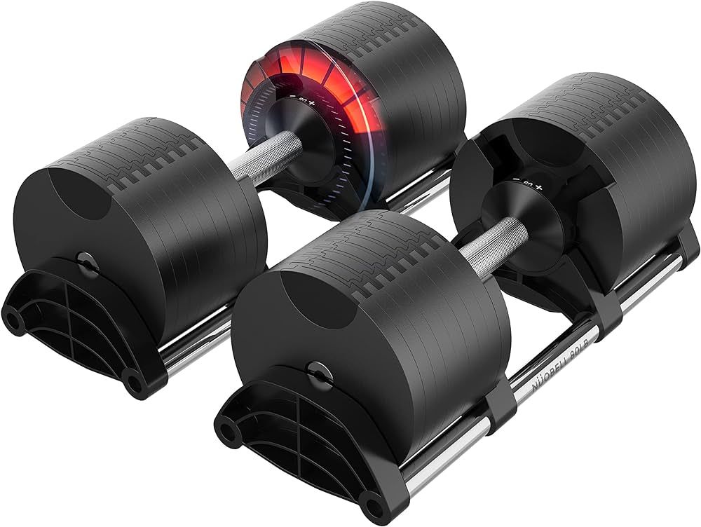 NUOBELL Adjustable Dumbbells Pair 5-80 lbs : the Adjustable Dumbbell Set to Replace 16 Sets of Du... | Amazon (US)