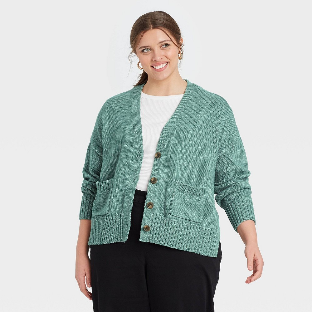Women's Plus Size Button-Front Cardigans - A New Day™ | Target