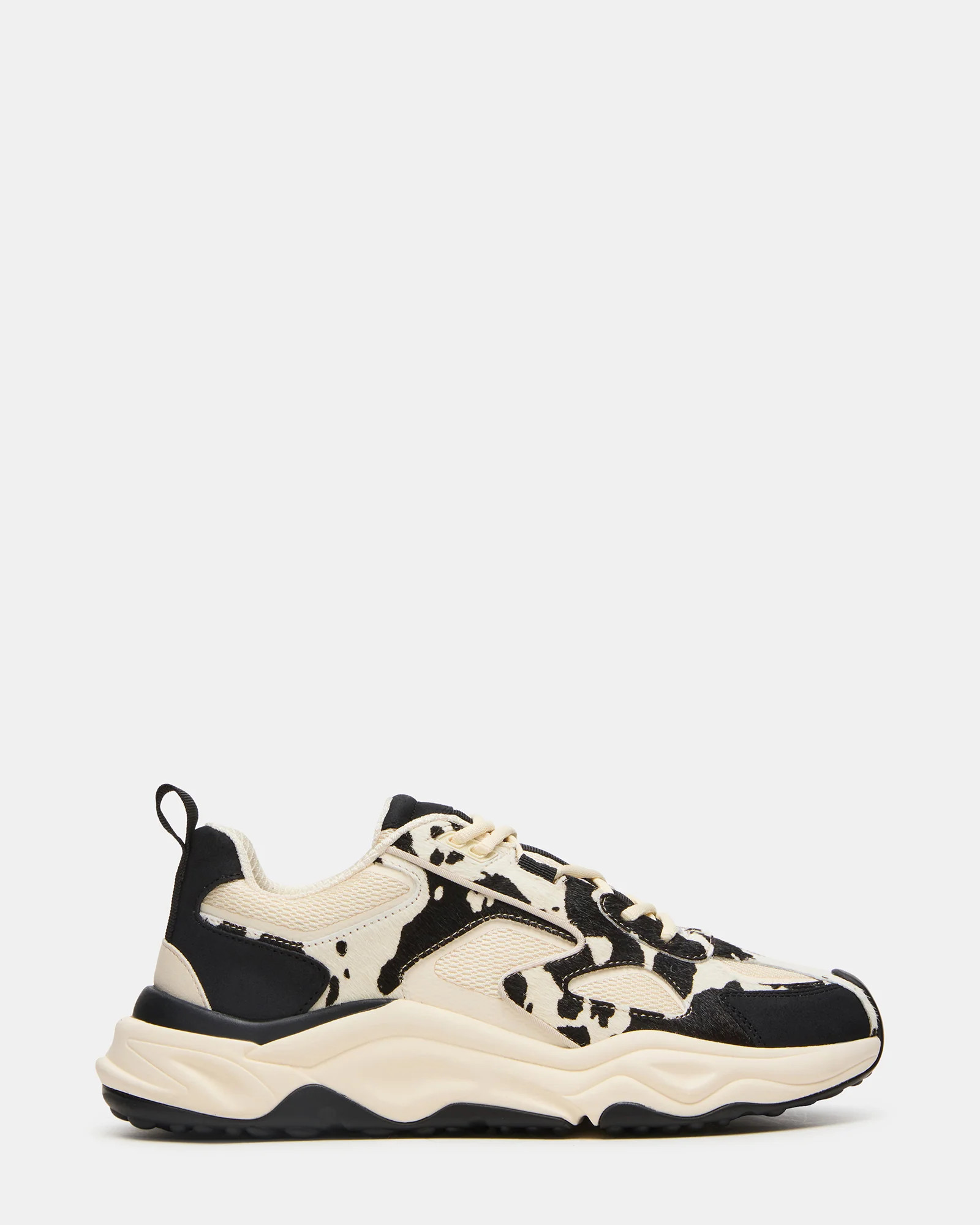 Steve Madden Men's Salvador Lace-Up Sneakers - Black/White - Size 10.5 - Leather | Steve Madden (US)