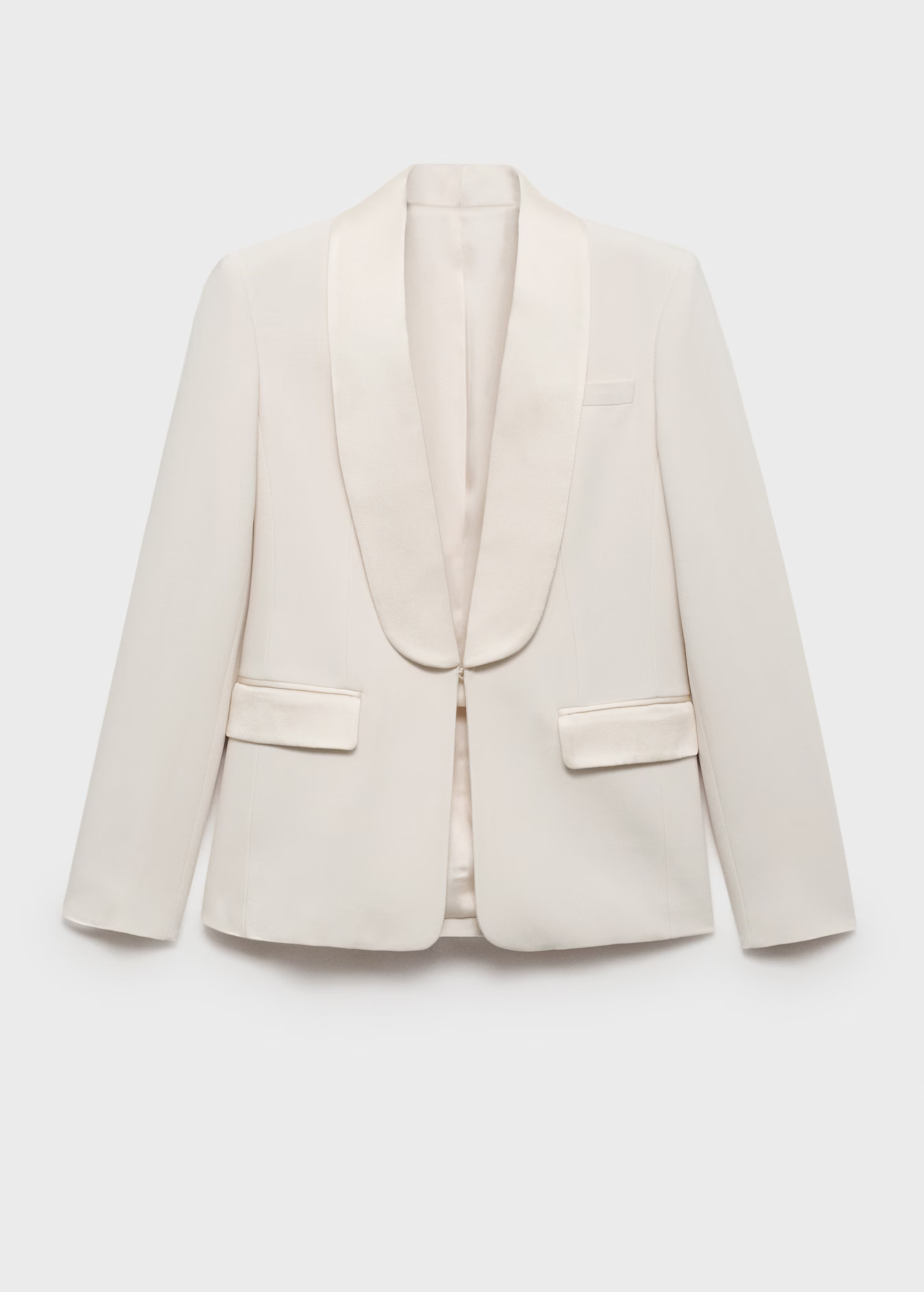 Suit jacket with satin lapels - Women | MANGO USA | Mango (US/MX/AU)