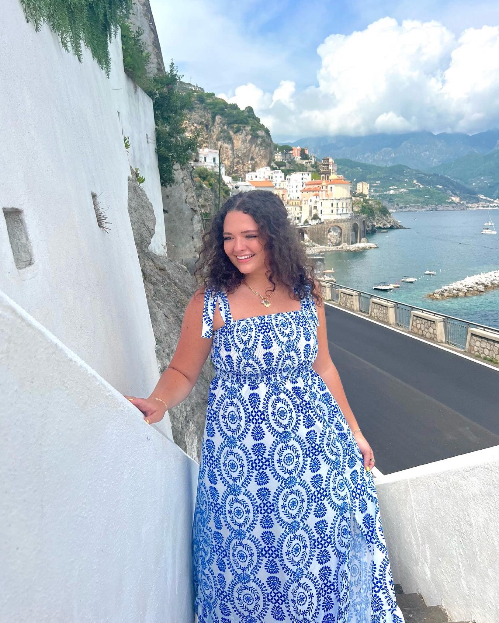 the cutest vacation dress !! wore this in italy !!

italy dress, maxi dress, vacation dress, blue and white dress, italian summer, european summer, summer style, summer dresses, shein dresses 

#LTKunder50 #LTKFind #LTKtravel