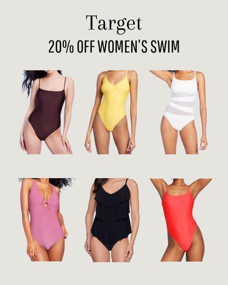 Target 20% off women’s swim! 

#LTKSeasonal #LTKsalealert #LTKswim