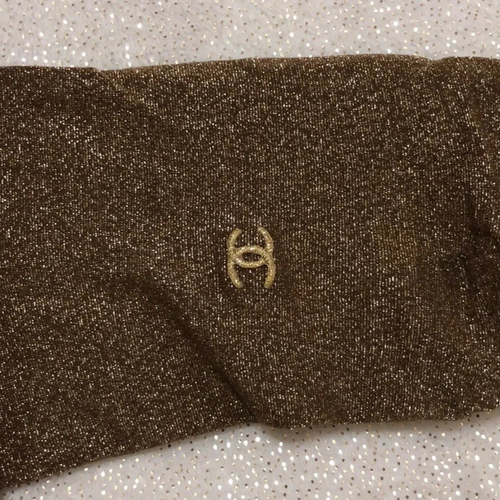 GOLD GLITTER CHANEL STOCKINGS | Poshmark