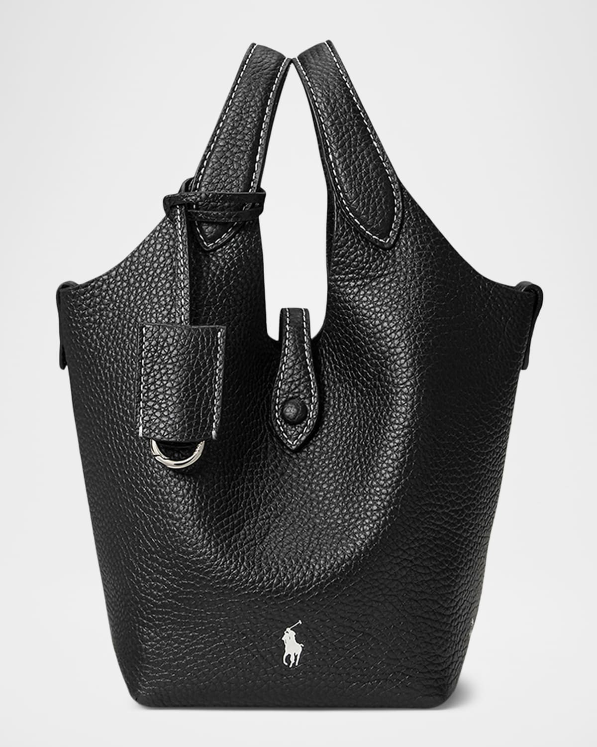 Polo Play Leather Small Crossbody Bag | Neiman Marcus