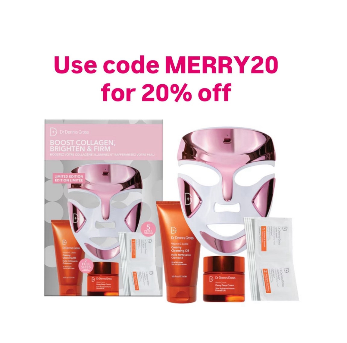 This whole set for the price of the mask and an additional 20% off  with code MERRY20  

#LTKselfcare #LTKmorningroutine #LTKGiftGuide