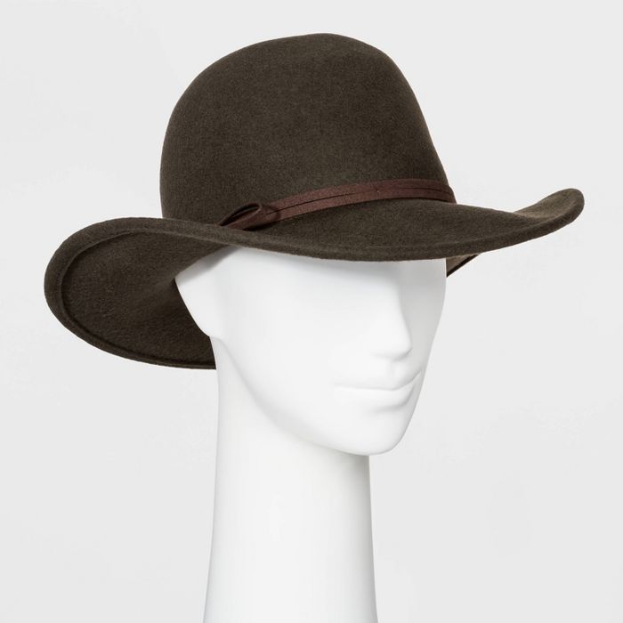 Women's Felt Bowler Hat - Universal Thread™ Olive | Target