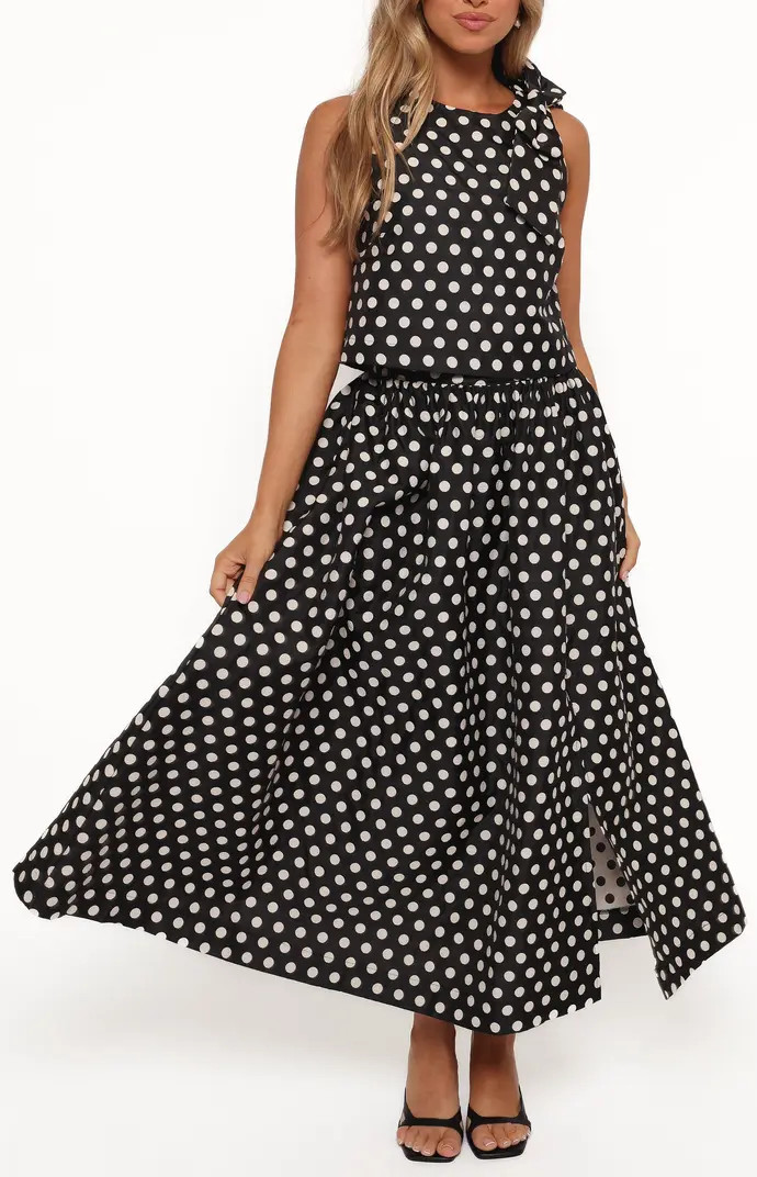 Rhea Polka Dot Sleeveless Top & Maxi Skirt | Nordstrom