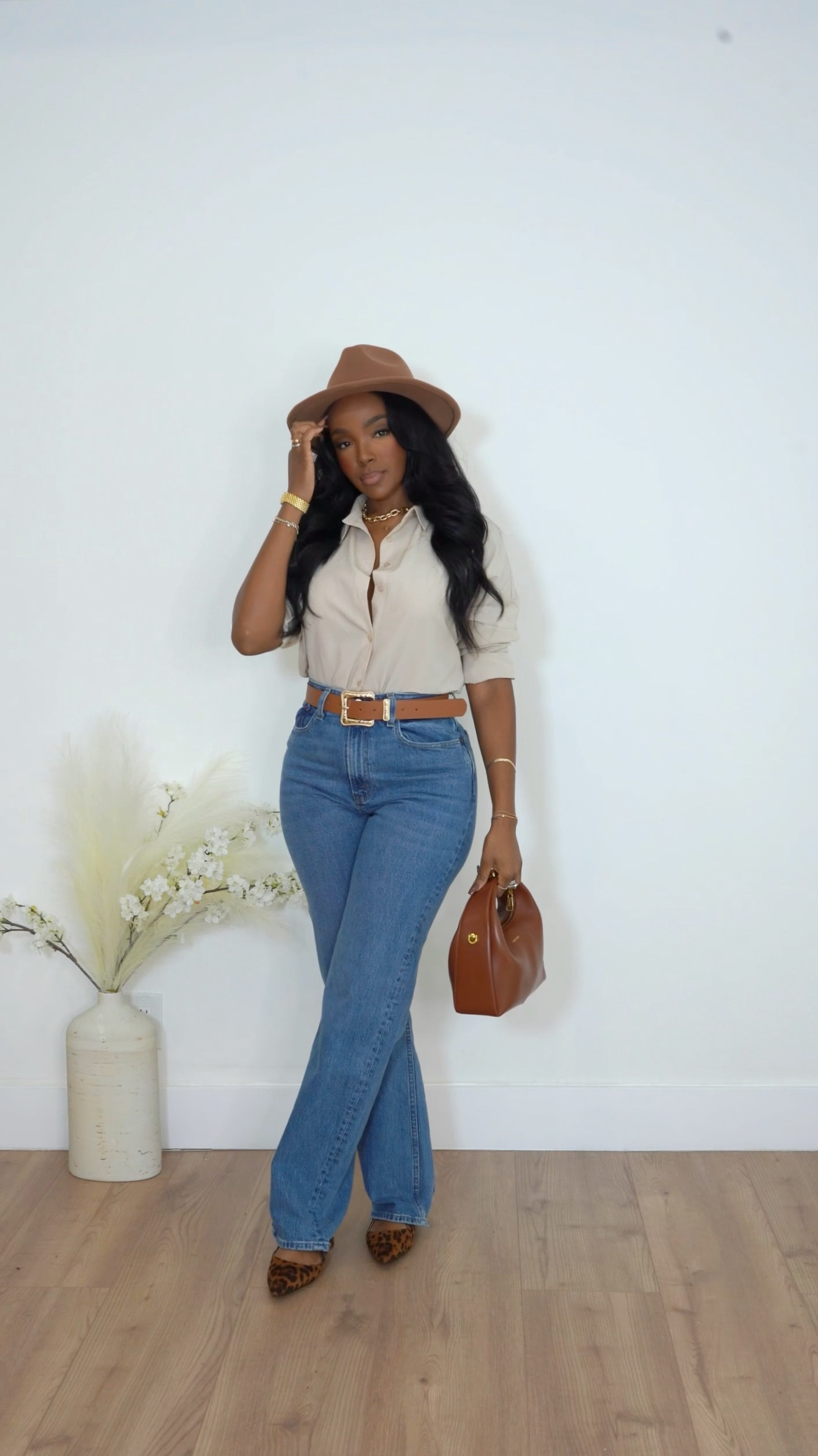 Thanksgiving outfit outfit 

Size small top
27 long in the denim jeans have slight stretch. Really good for bigger butt and smaller waist. 

I’m 5’4 | 140lbs | 36D -27 -40  IG & YT: kirasfashionfinds TT: kiraabboud #thanksgiving #casualoutfit

#LTKShoeCrush #LTKFindsUnder100 #LTKVideo