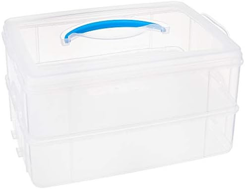 Amazon.com: Snapware Snap 'N Stack Portable Storage Bin for Tools and Craft Storage, 14.1 x 10.5-... | Amazon (US)