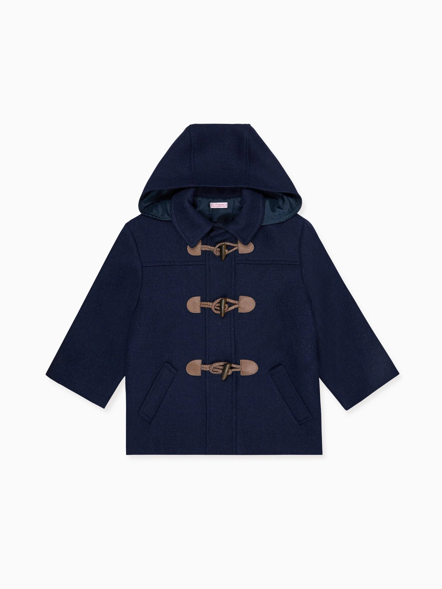 Navy Nicholas Kids Coat | La Coqueta (US)