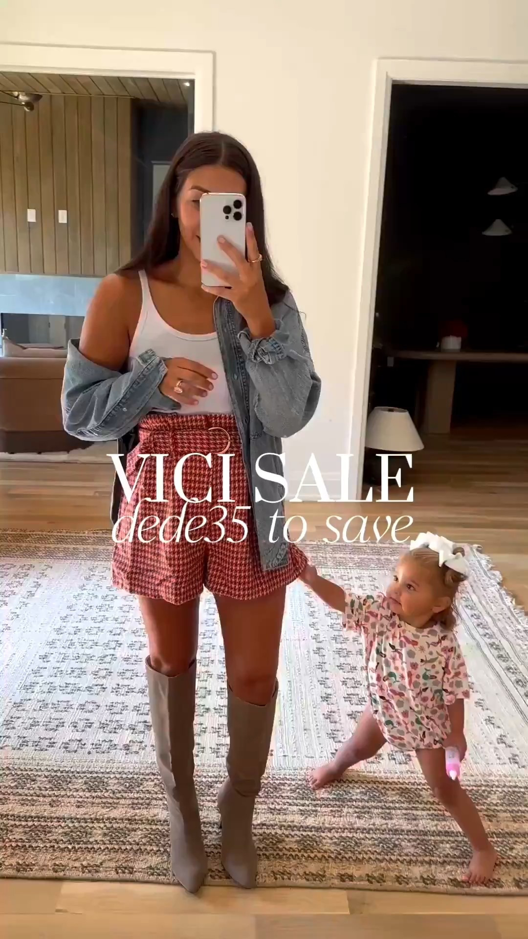 Shorts: small
Shacket:small
Code: DEDE30 for 30% off in store & SITEWIDE at VICI! 


vici sale, sale alert, vici, fall styles, early fall sale, early fall styles, summer to fall transitional outfits, tall boots, style tip, Dede Raad, Dress Up Buttercup

#LTKxVICI #LTKSaleAlert #LTKFindsUnder50