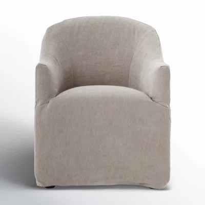 Galinda Upholstered Arm Chair in Beige | Wayfair North America