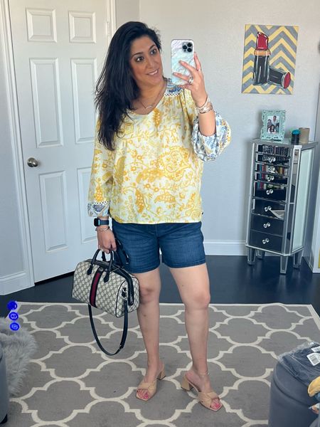 End of year awards for my little one today! School colors are blue and yellow soooooo 😉 Love the details on this top, the shorts are pull-on with cute button detail, and so comfy. Loving these shoesa well and they were extremely comfortable. T minus 2.5 days until summer officially starts 🫠

#LTKMidsize #LTKShoeCrush #LTKOver40