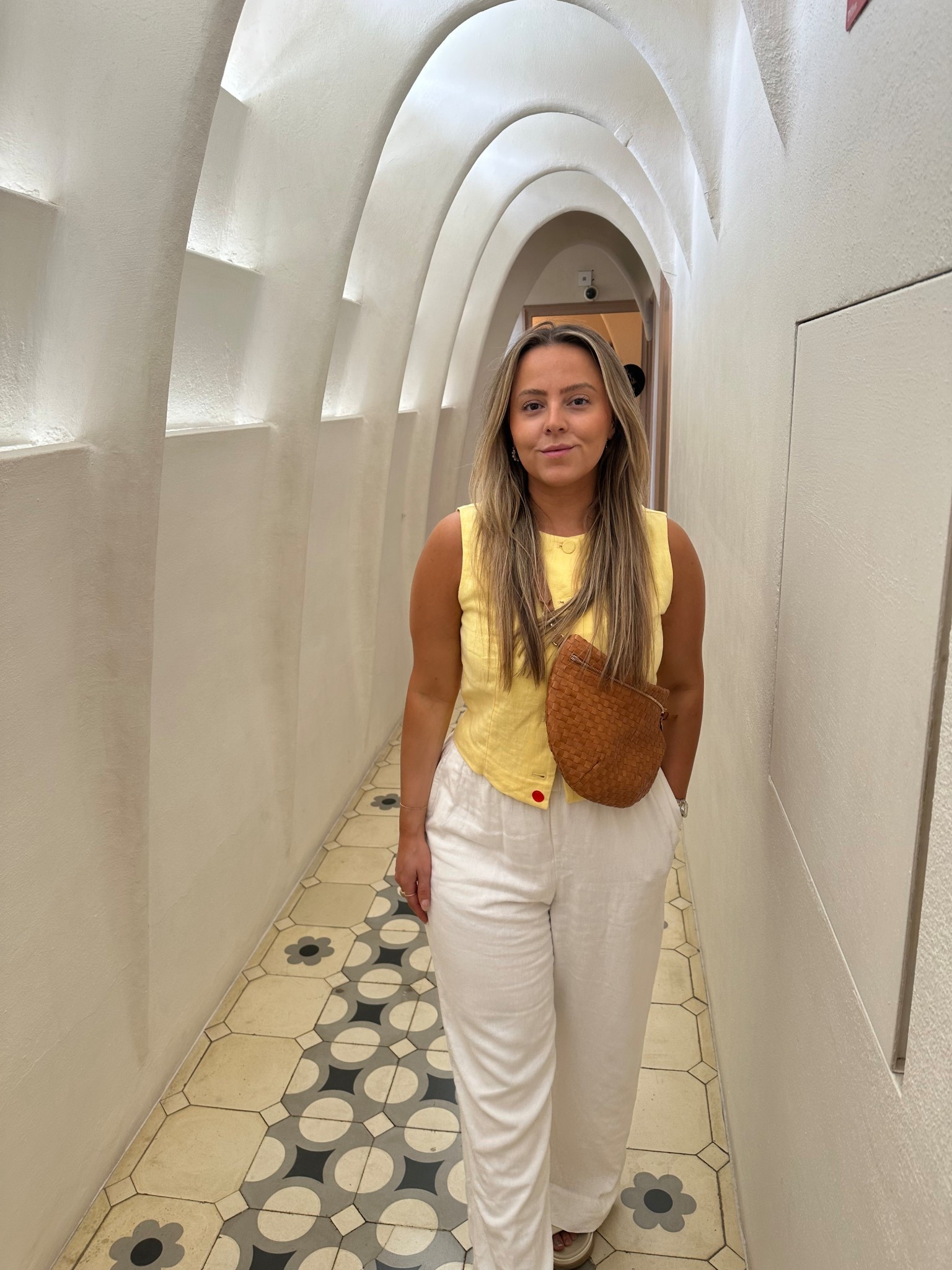 Love a linen outfit. Pants and top are Abercrombie. These sandals are perfect for your eurosummer trip! 

#LTKItBag #LTKFindsUnder100 #LTKMidsize