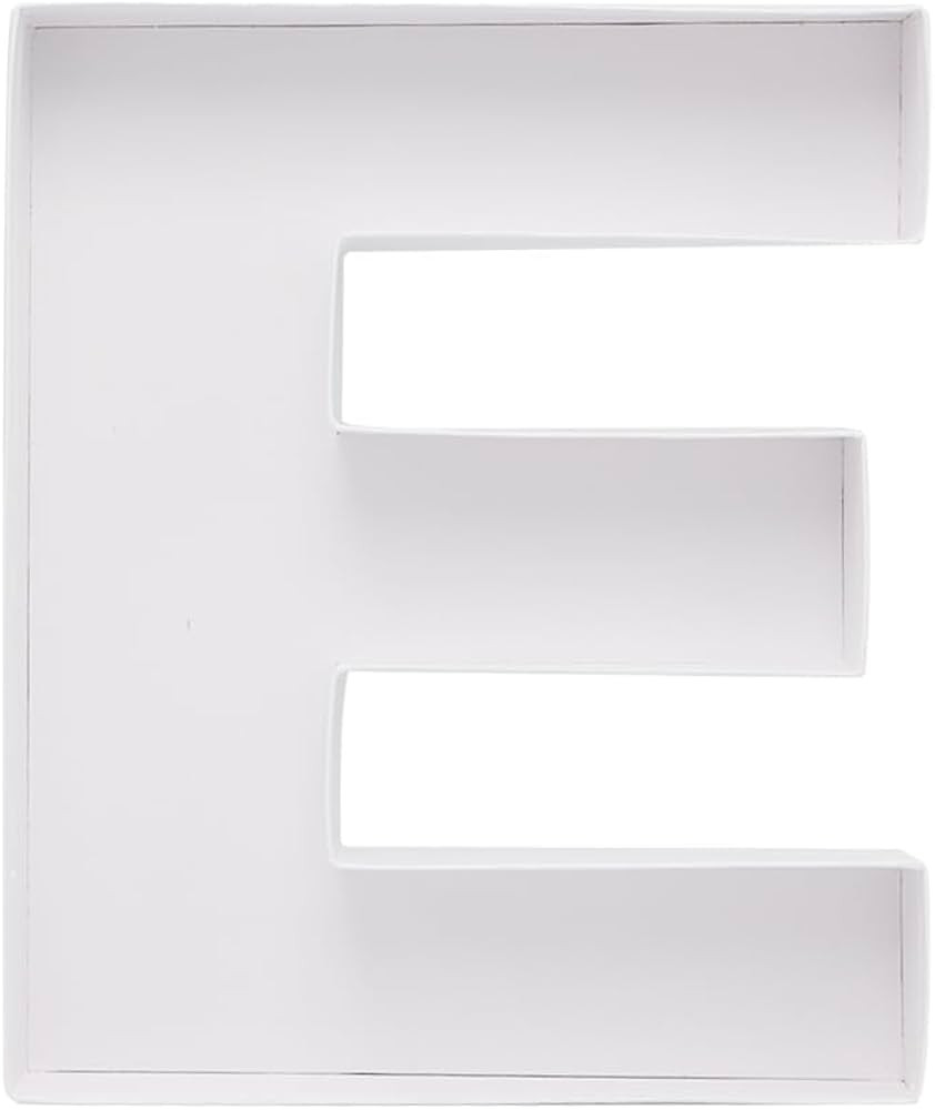 Cardboard Letter Fillable Charcuterie Board Candy Food Tray, 12.2 inch, Party Event Decoration (E... | Amazon (US)