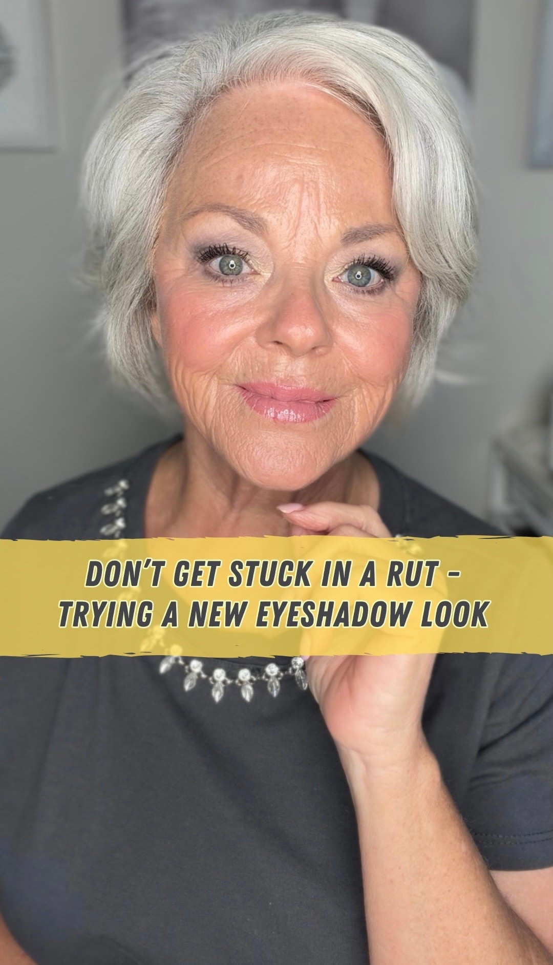 Today's challenge: Can grey and yellow eyeshadow create a beautiful eye look? ✨

You might think the answer is no at first—but wait for the reveal.
I think it's a big YES. 💛🩶

#LTKgrwm #LTKOver40 #LTKBeauty