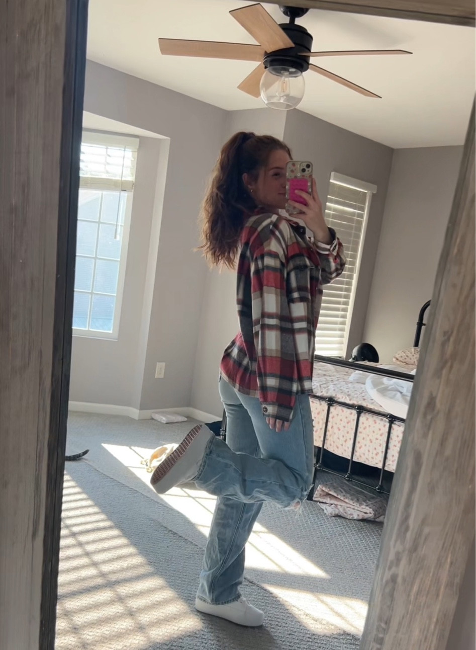 Flannel is size medium 