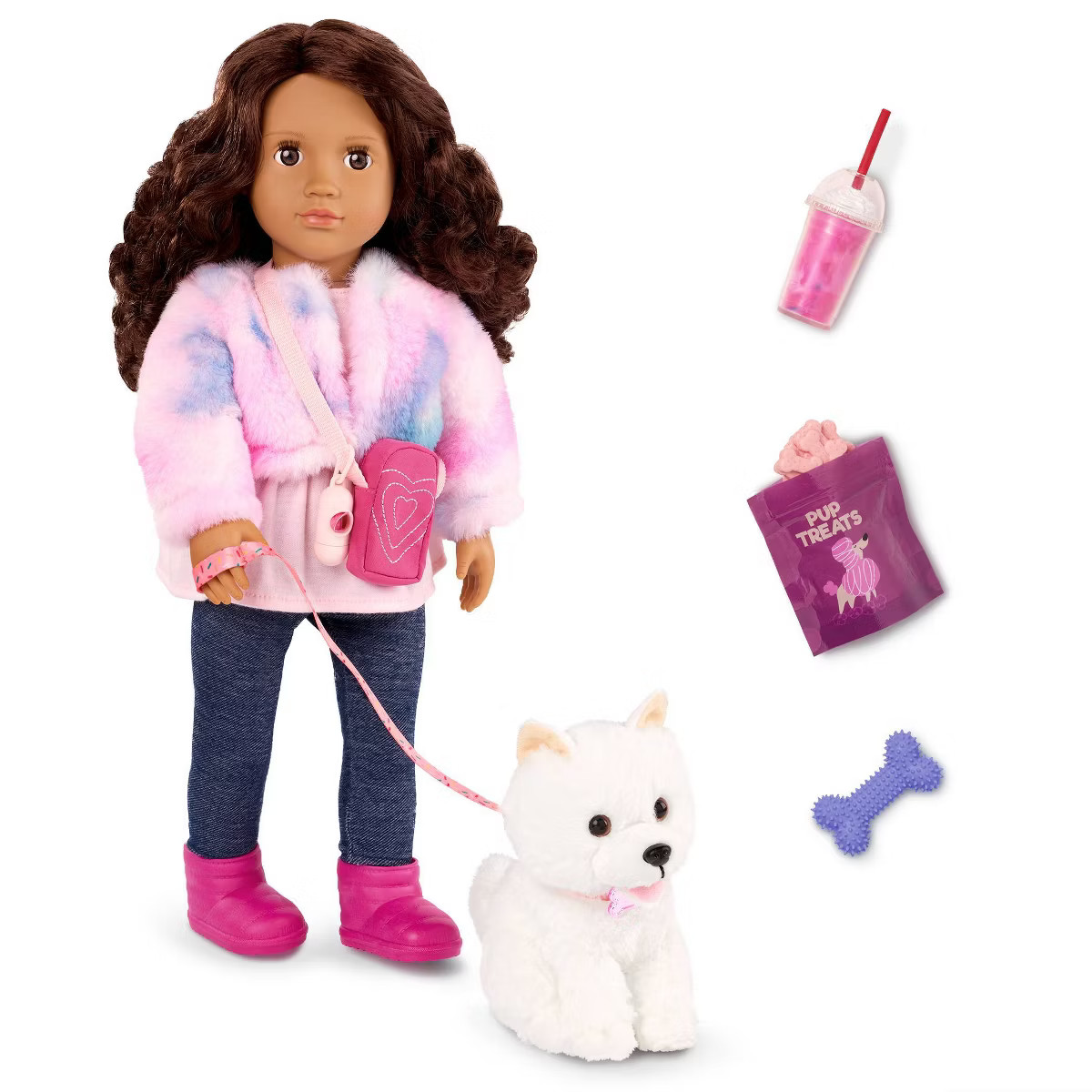 Our Generation Ines & Jojo 18" Doll & Pet Puppy Set | Target