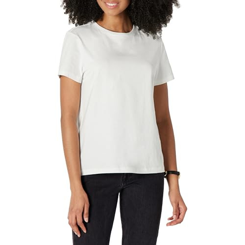 Amazon.com: Amazon Essentials Women's Regular Fit 100% Cotton Crewneck Short Sleeve T-Shirt, Pack... | Amazon (US)