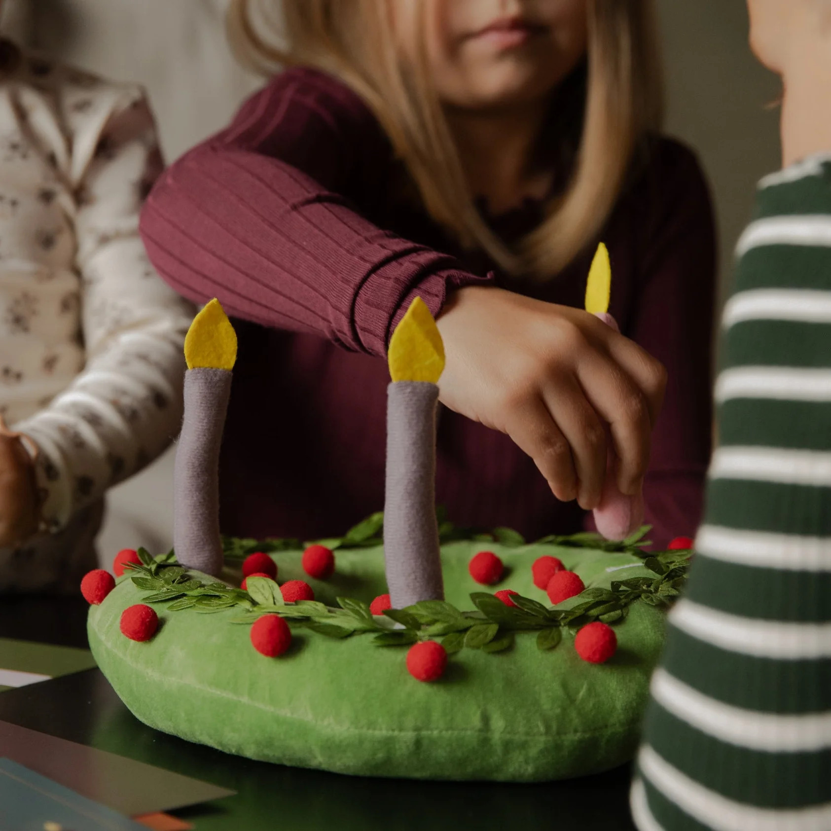 Advent Plush Candle Wreath | The Daily Grace Co.
