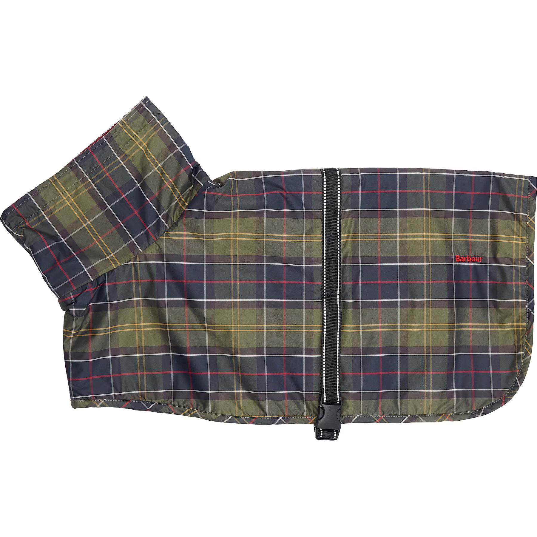 Barbour Tartan Dog Drying Bathrobe, Classic Tartan, Small | Chewy