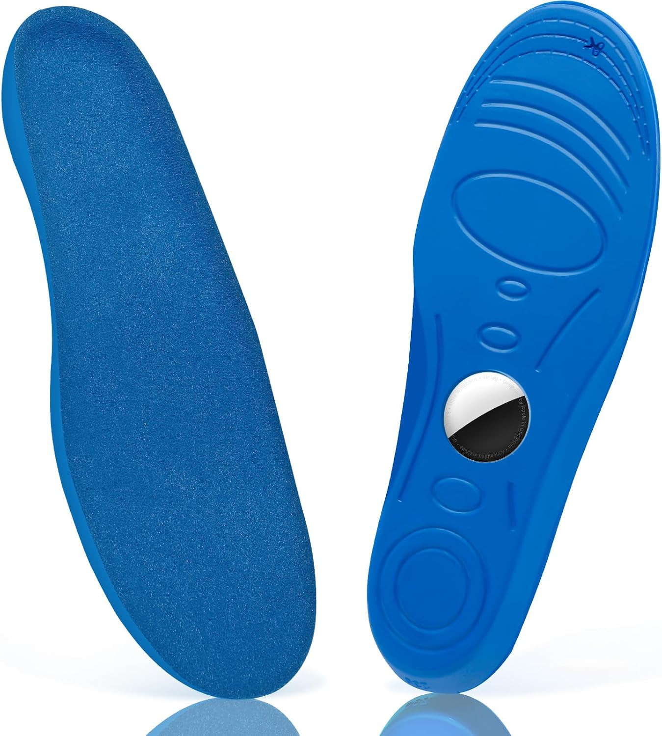 Shoe Insole for Airtag, Shoe Insert for Kids and Adults, Comfortable Footwear Mount (Blue, Foot:7.1-7.5IN/Insole:7.6-8.3IN/12.5C-1Y) | Amazon (US)