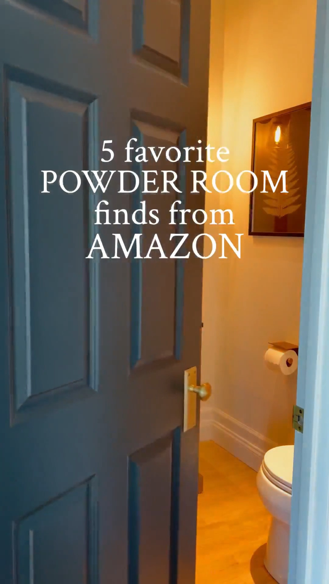 Our top 5 favorite Amazon finds in our powder room! #archedmanor #modernhome #neutralhome #homedecor #casualstyle #neutralstyle 



#LTKSeasonal #LTKHome