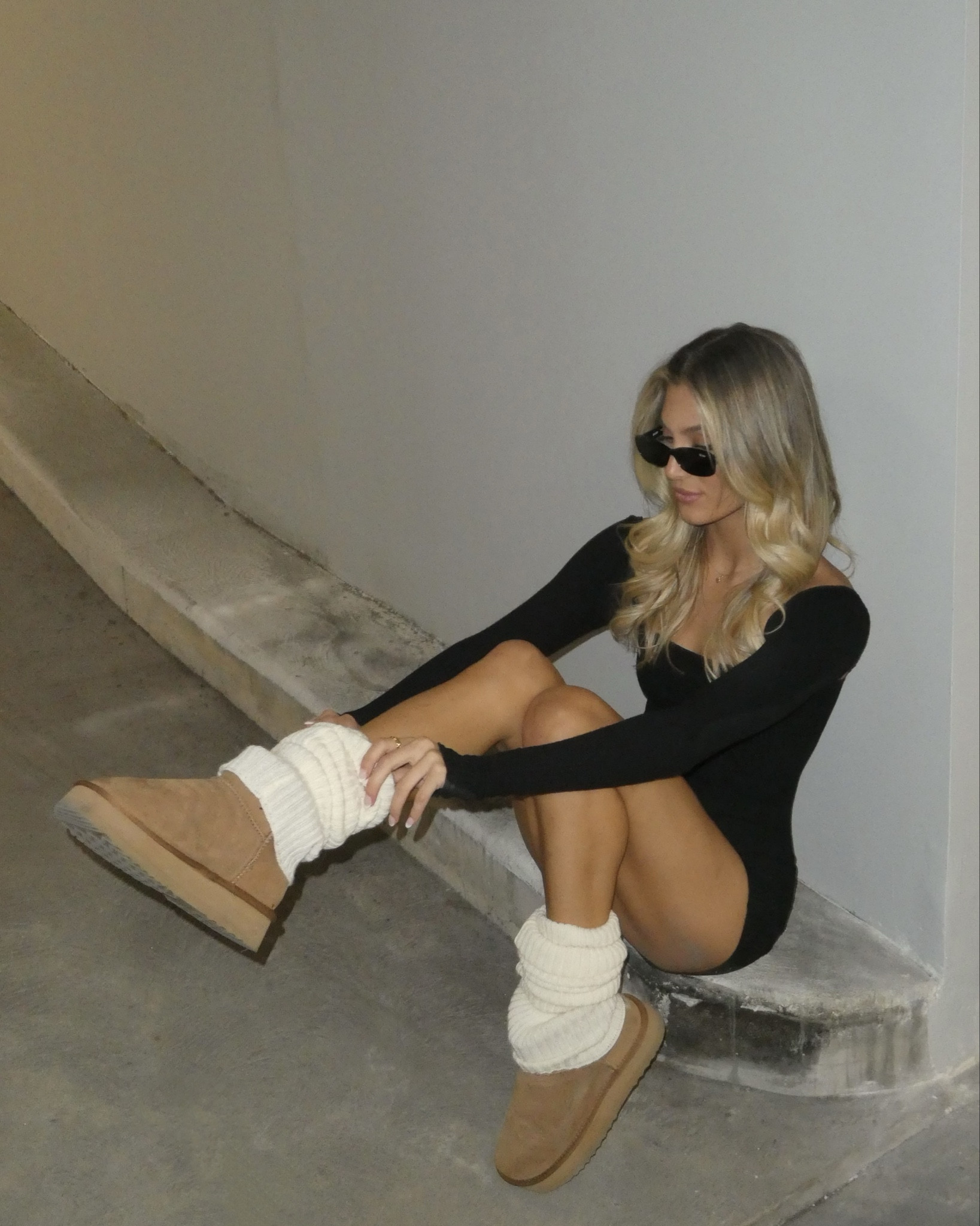 uggs & leg warmers always 🧸