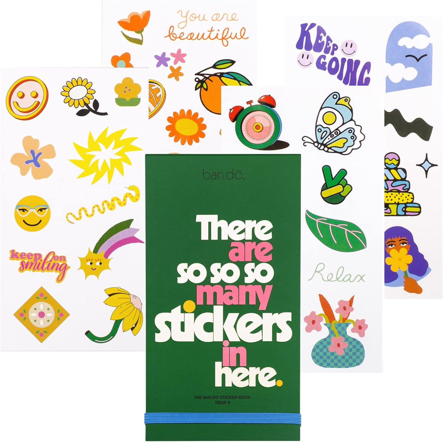 ban.do Planner Sticker Book with Over 700 Assorted Stickers, 35 Pages of Colorful Unique Stickers... | Amazon (US)