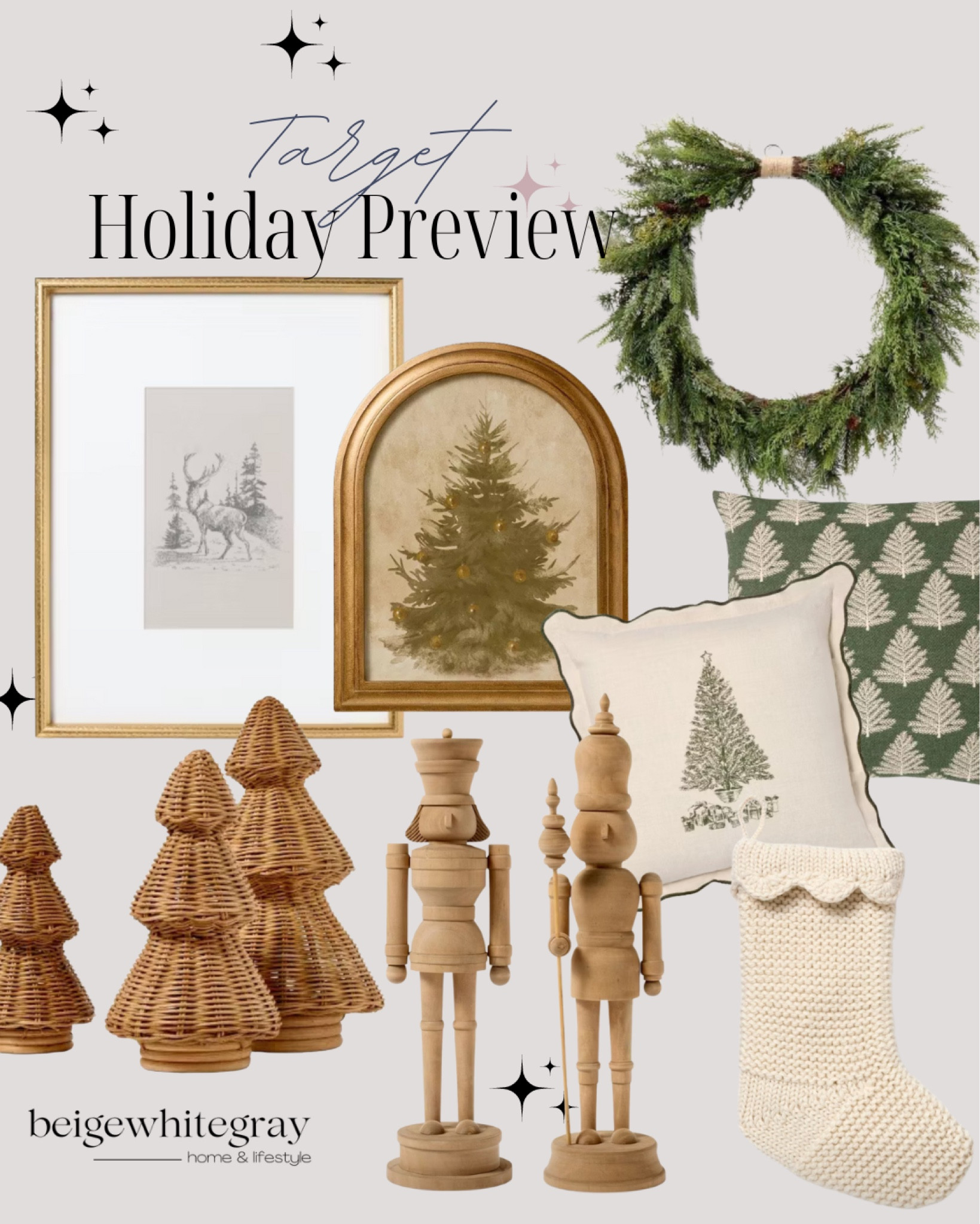 Holiday preview!! New holiday decor launching at Target on October 7th!! Studio McGee at Target holiday 

#LTKHome #LTKSeasonal #LTKFindsUnder100