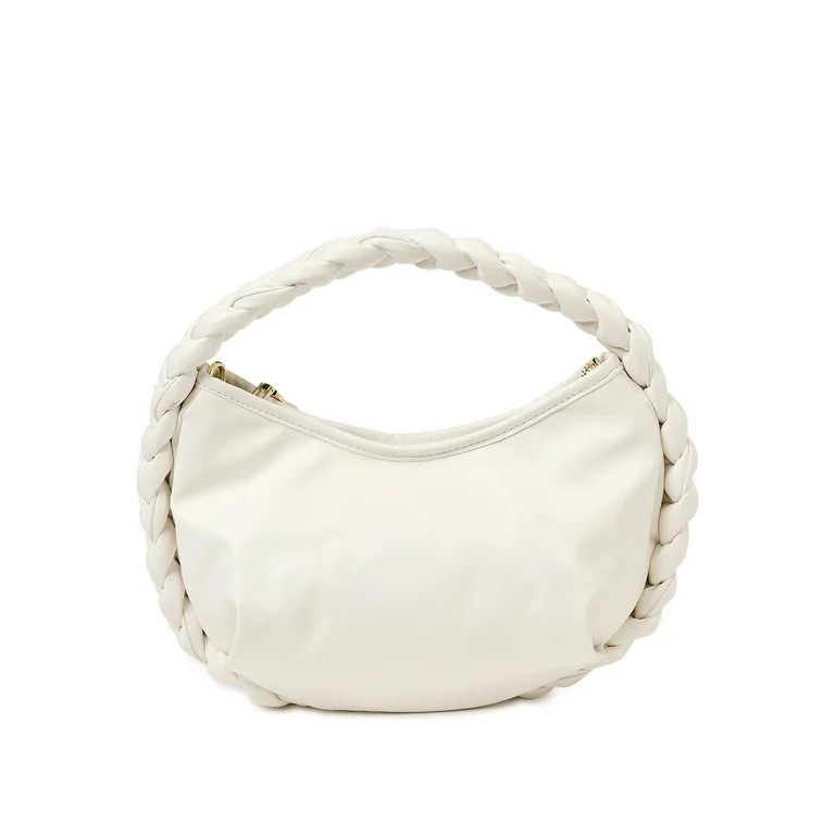 Madden NYC Women’s Braided Crossbody Bag White | Walmart (US)