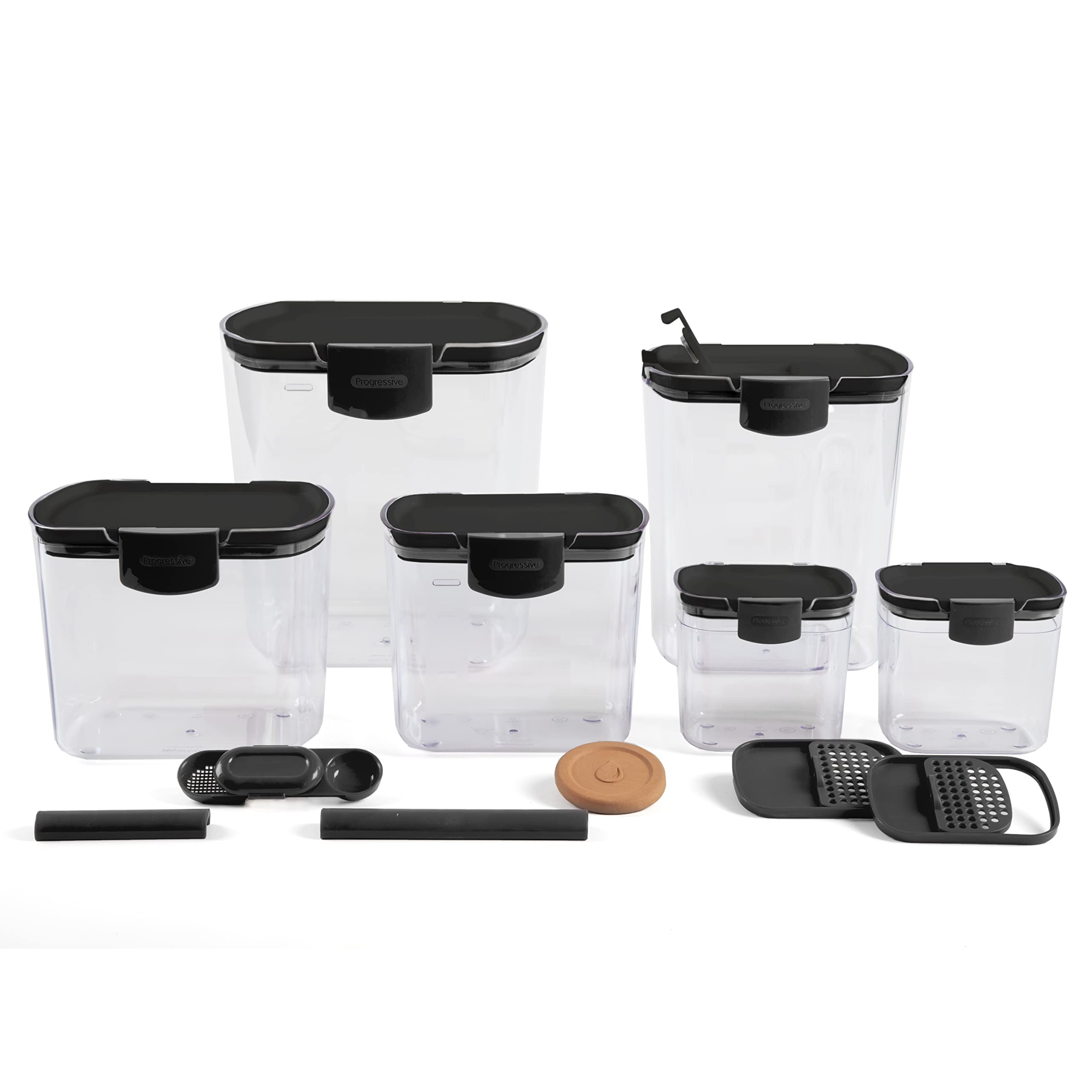 Progressive ProKeeper Baker's Airtight Kitchen Storage Canister Container Set for Flour, Sugar & ... | Amazon (US)