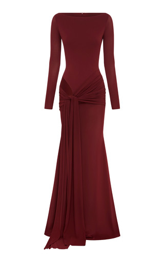 Wrapped Crepe Jersey Gown | Moda Operandi (Global)