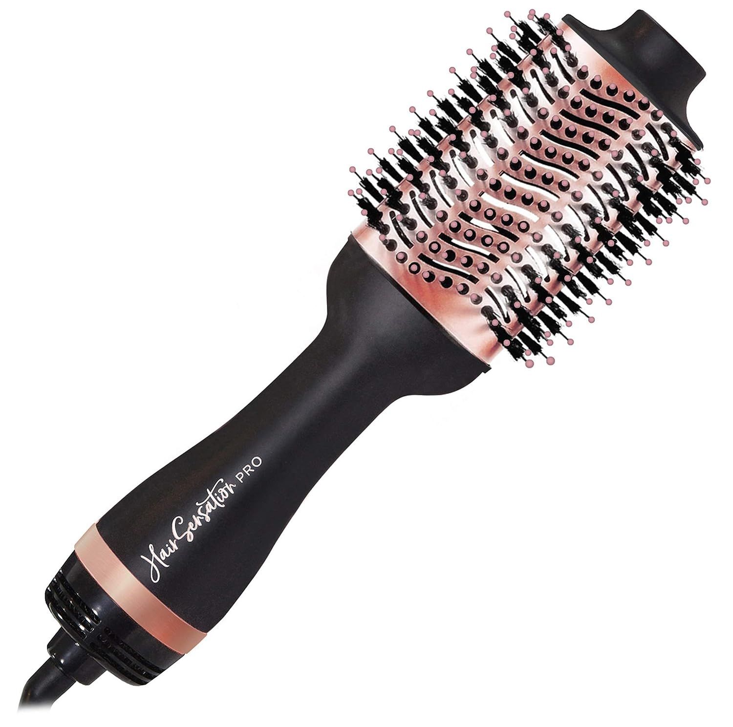 Hair Dryer Brush - Hot Hair Brush Dryer with ION Generator, Fast Drying, Hair Dryer and Styler fo... | Amazon (US)