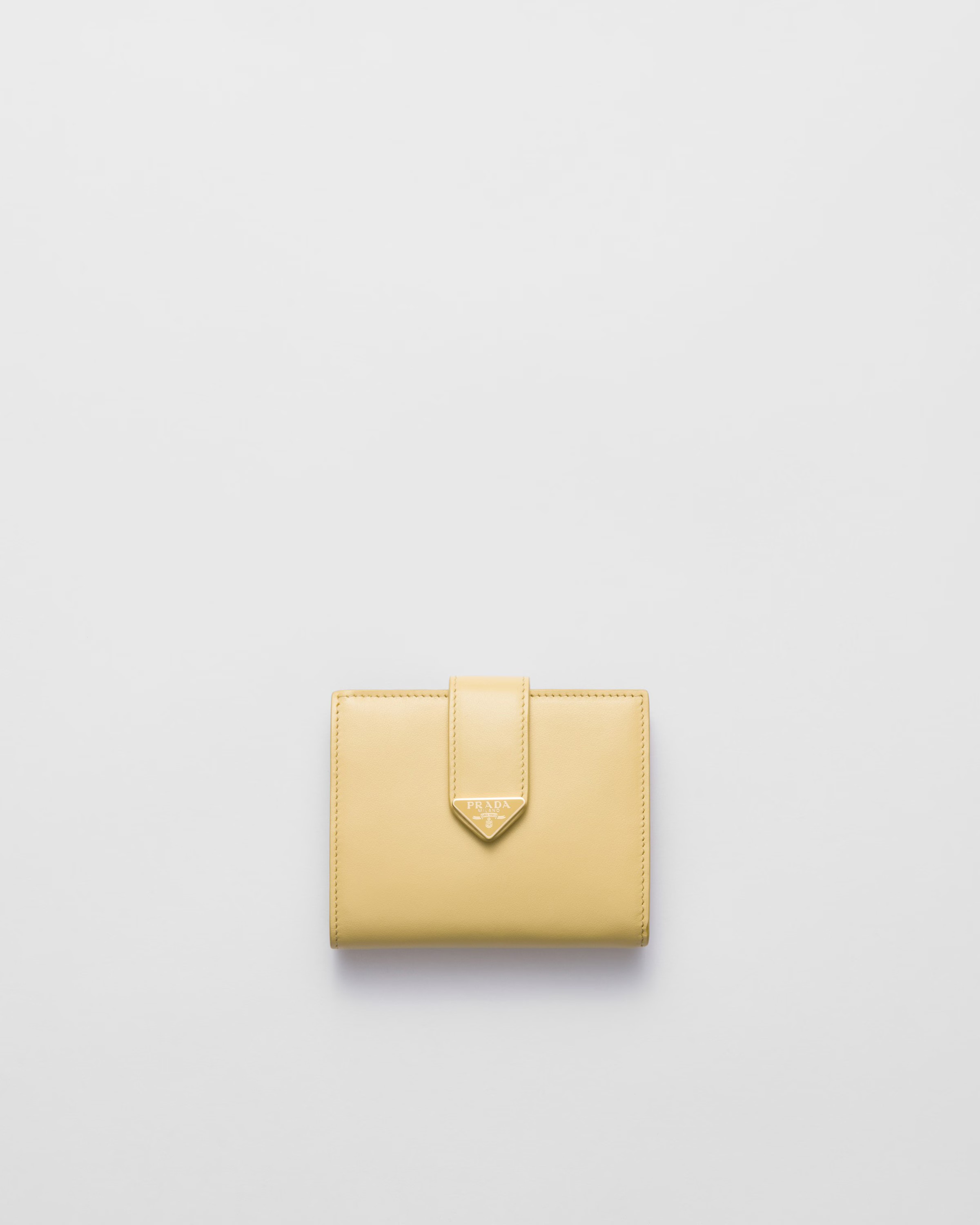 Small leather wallet | Prada US