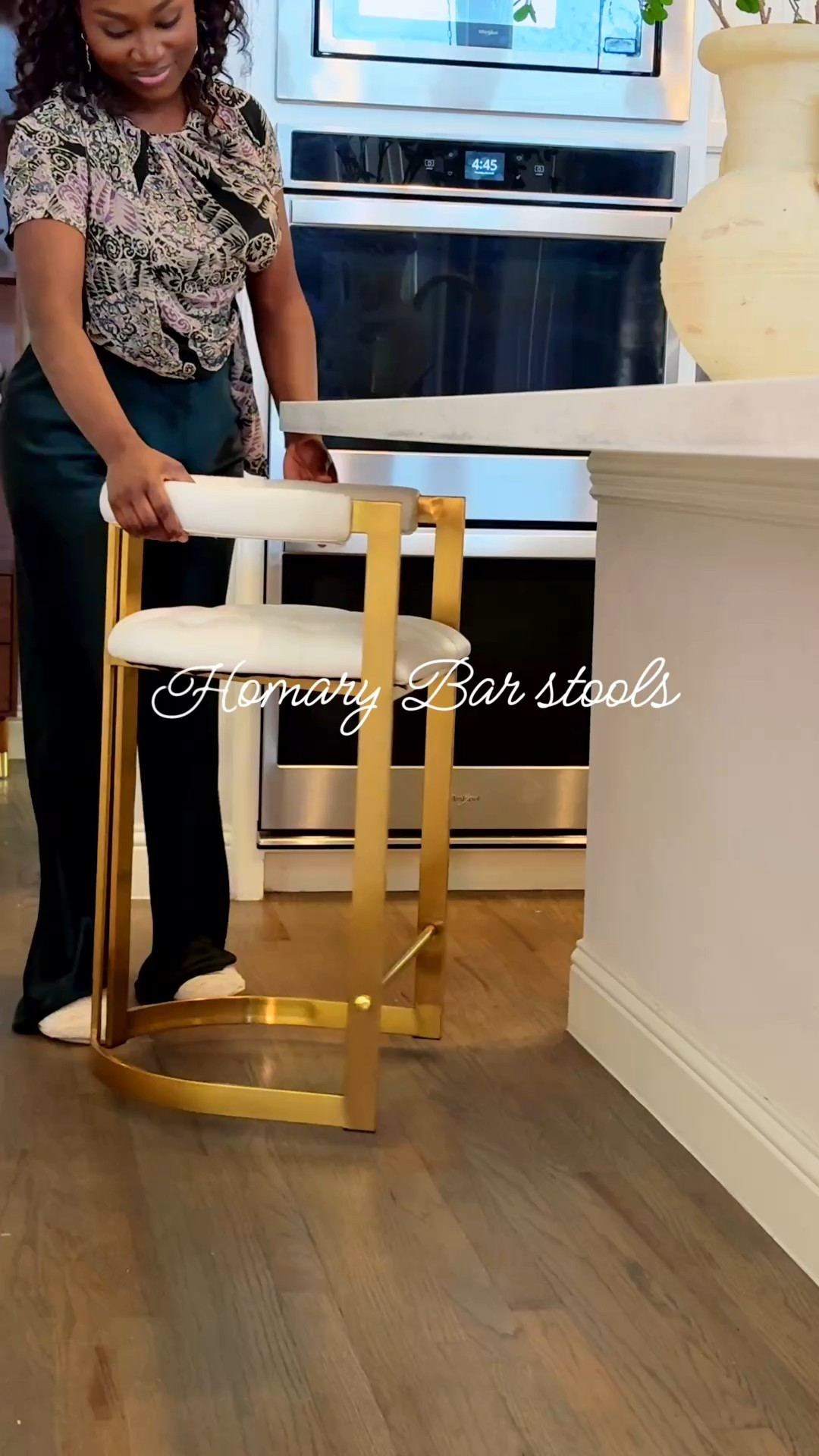 These stools are a great space saver! Fits right under our counterr

#LTKHome