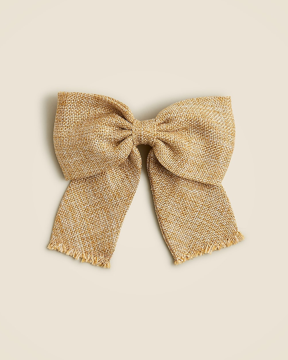 Canvas bow hair clip | J. Crew US
