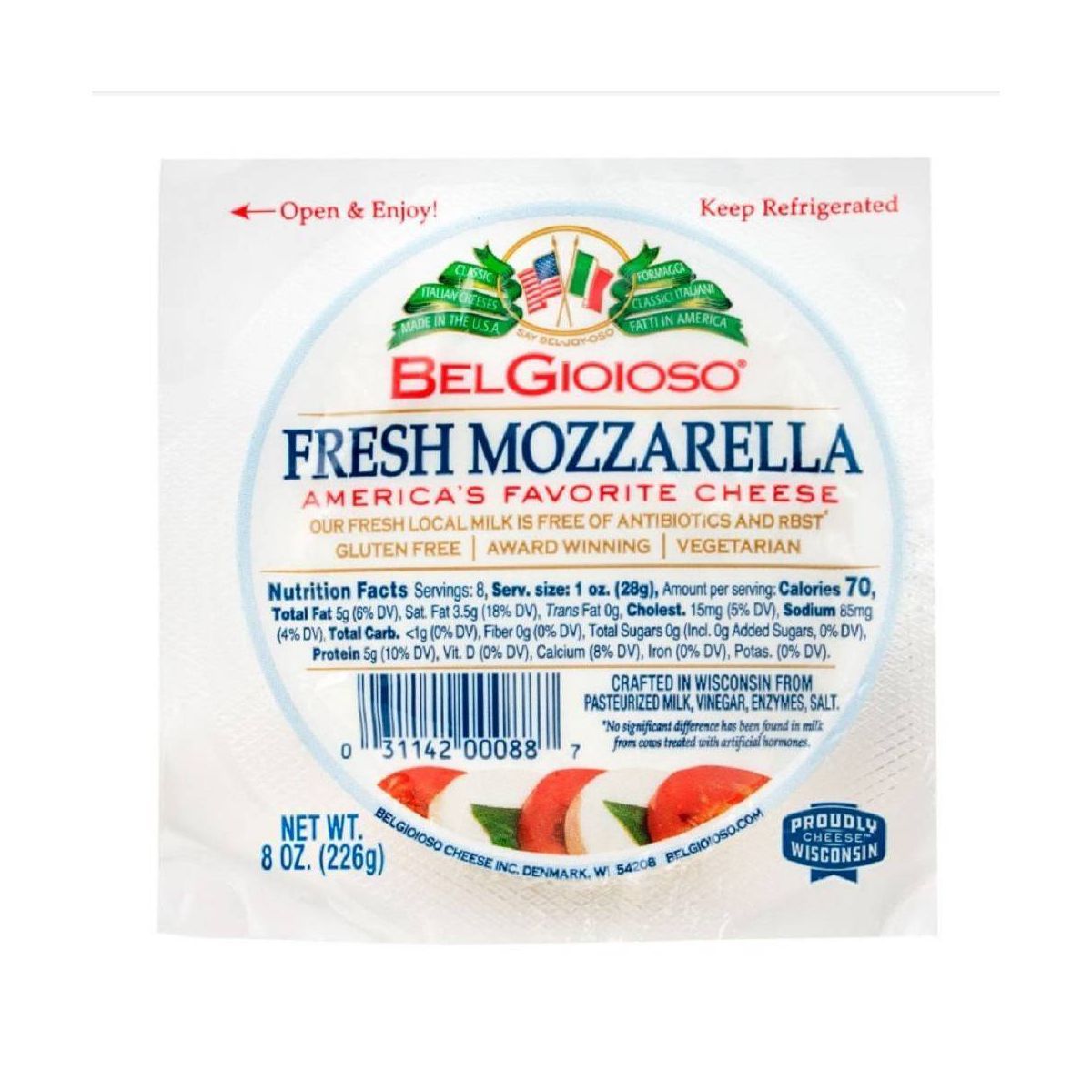 BelGioioso Fresh Mozzarella All-Natural Cheese - 8oz | Target