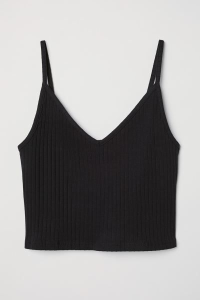 Short Jersey Camisole Top | H&M (US + CA)