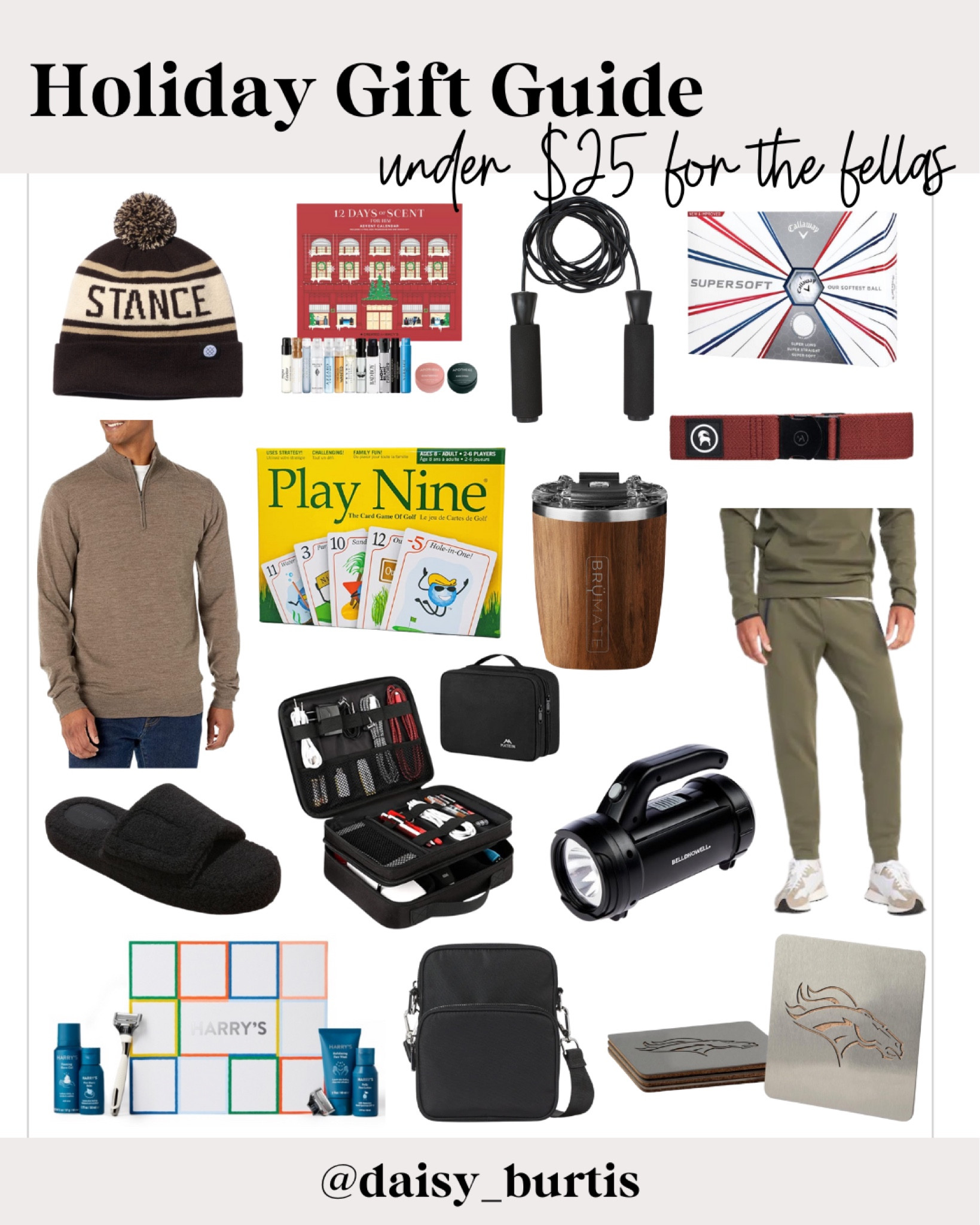Holiday Gift Guide - Gifts under $25 for the fellas - Gift ideas for him - gifts for him 

#LTKGiftGuide #LTKmens #LTKHoliday