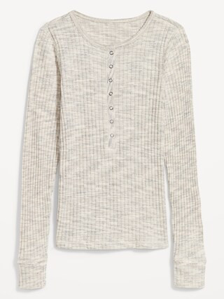 Ribbed Henley Top | Old Navy (US)