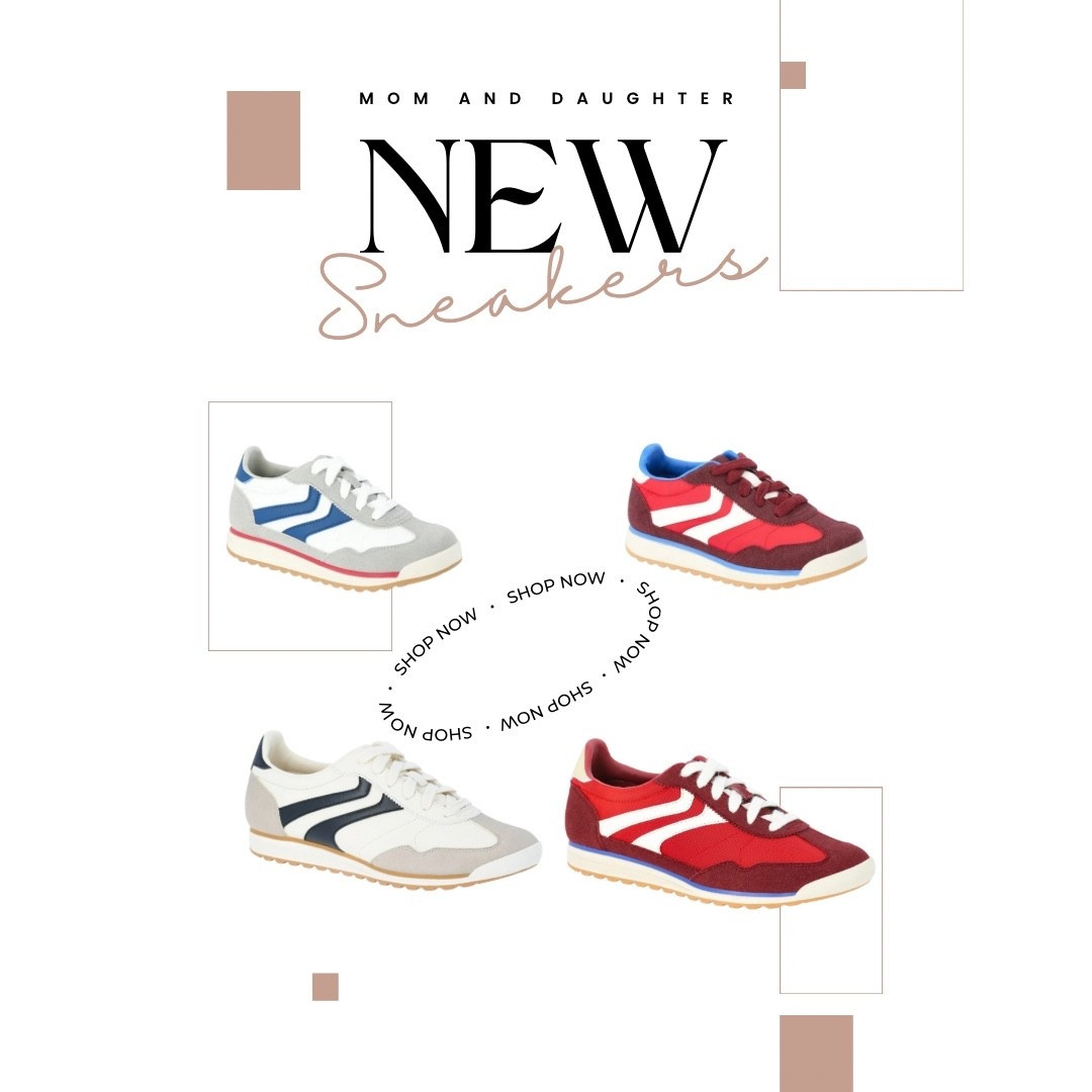 ✨ Affordable mom & daughter sneakers ✨ From one of the best-selling affordable sneaker lines! You all are selling out the women’s sizes fast 👟—but don’t forget to check out the kid sizes so you can match your mini. Perfect for school drop-offs, weekend errands, or just twinning in style 💕

#LTKShoeCrush #LTKFamily #LTKKids