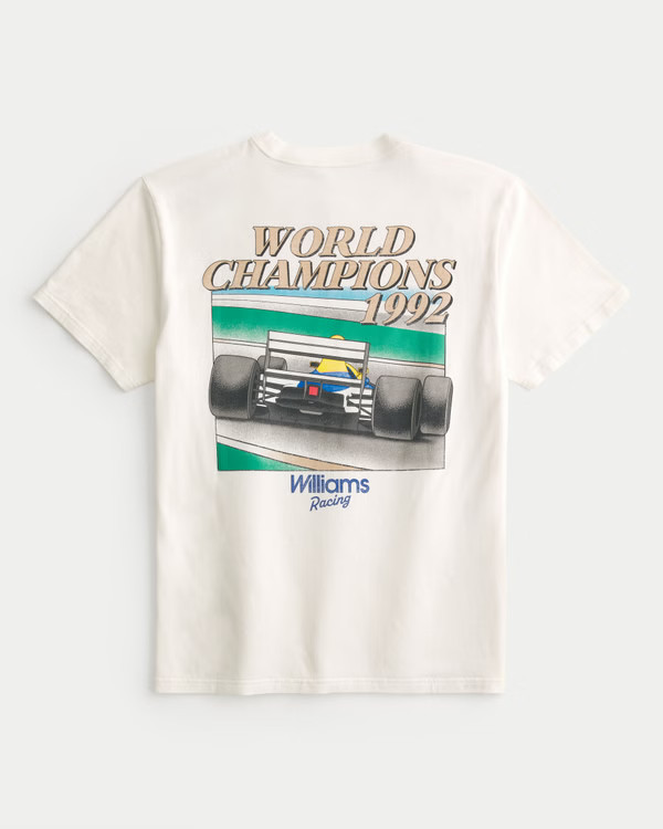 Relaxed Williams Racing Graphic Tee | Hollister (US)