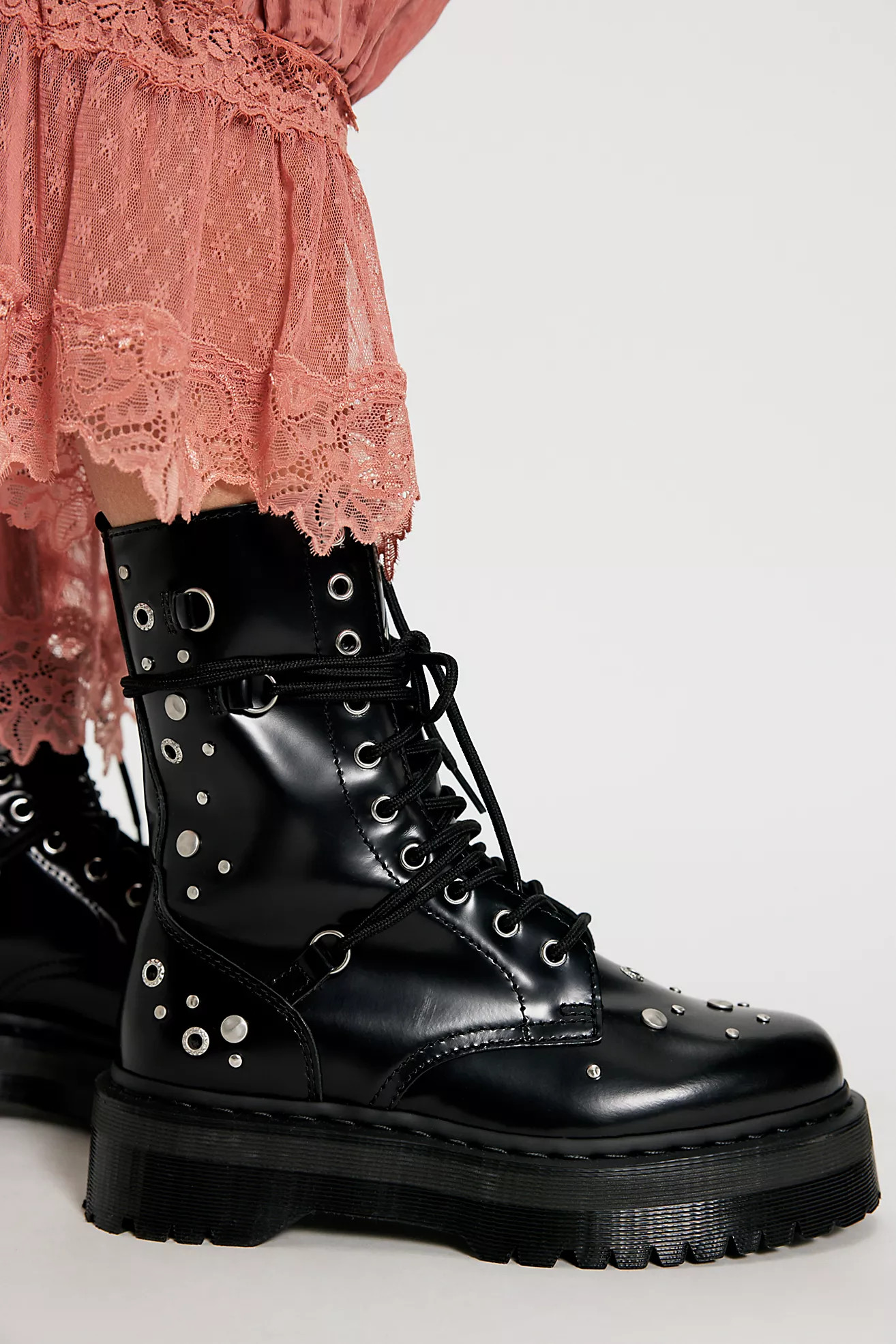 Dr. Martens Jadon Hi Studded Boots | Free People (Global - UK&FR Excluded)