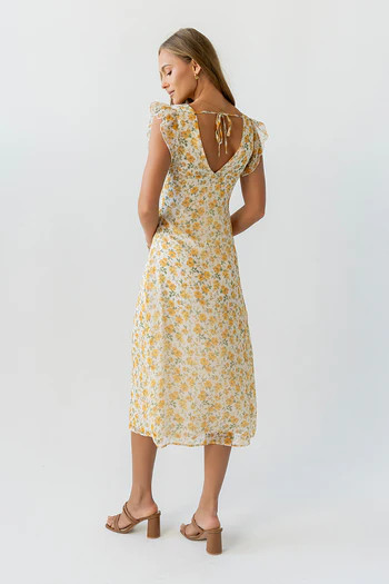 Avery Floral Midi Dress | Böhme US
