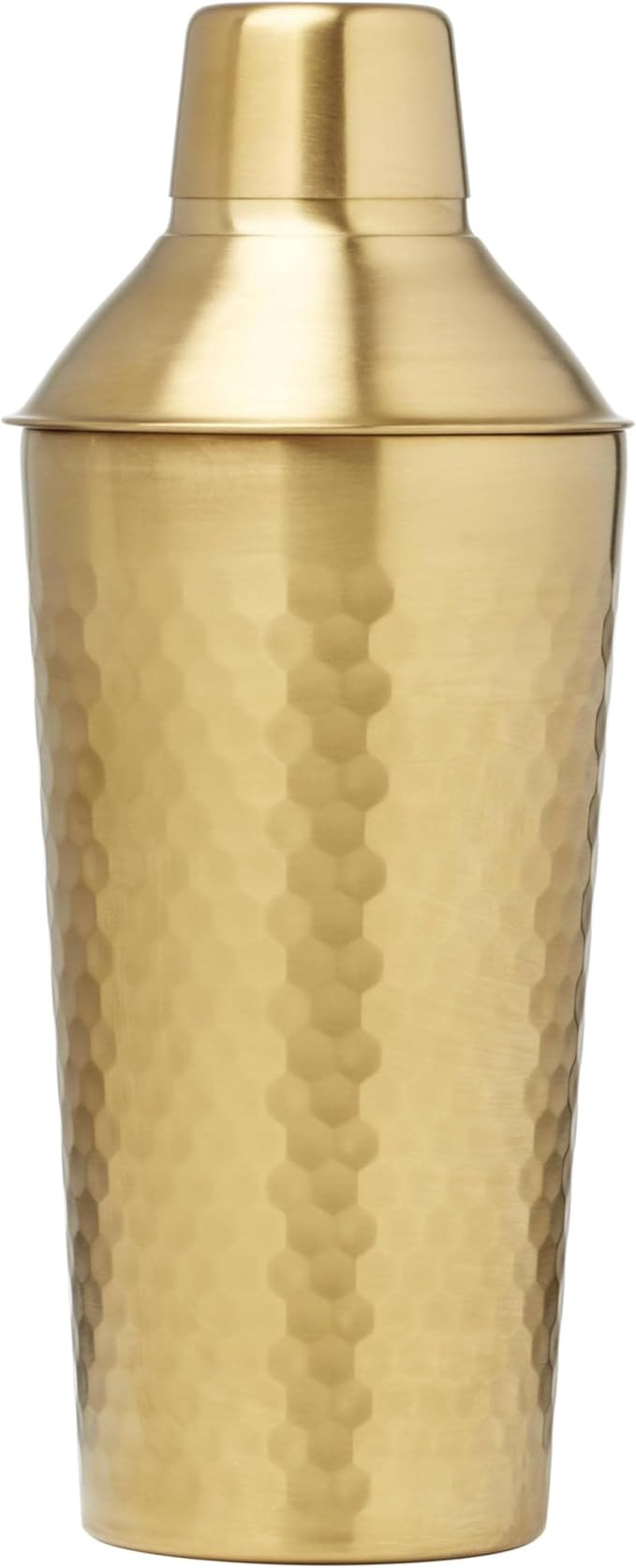 Cambridge 9267HKCHT54DS 20 Oz Hammered Gold Insulated Cocktail Shaker | Amazon (US)