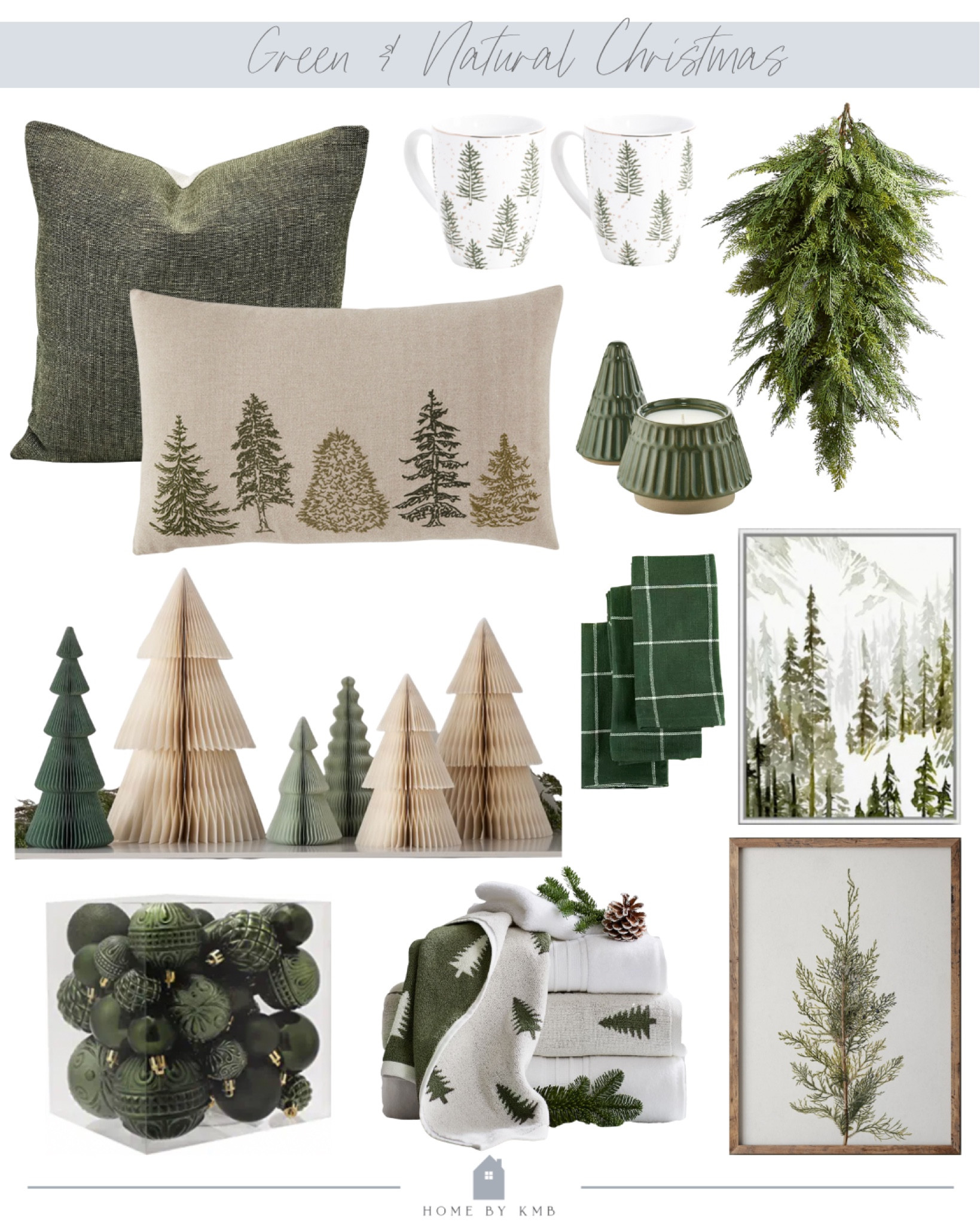 Green and natural Christmas decor 

#LTKhome #LTKHoliday #LTKSeasonal