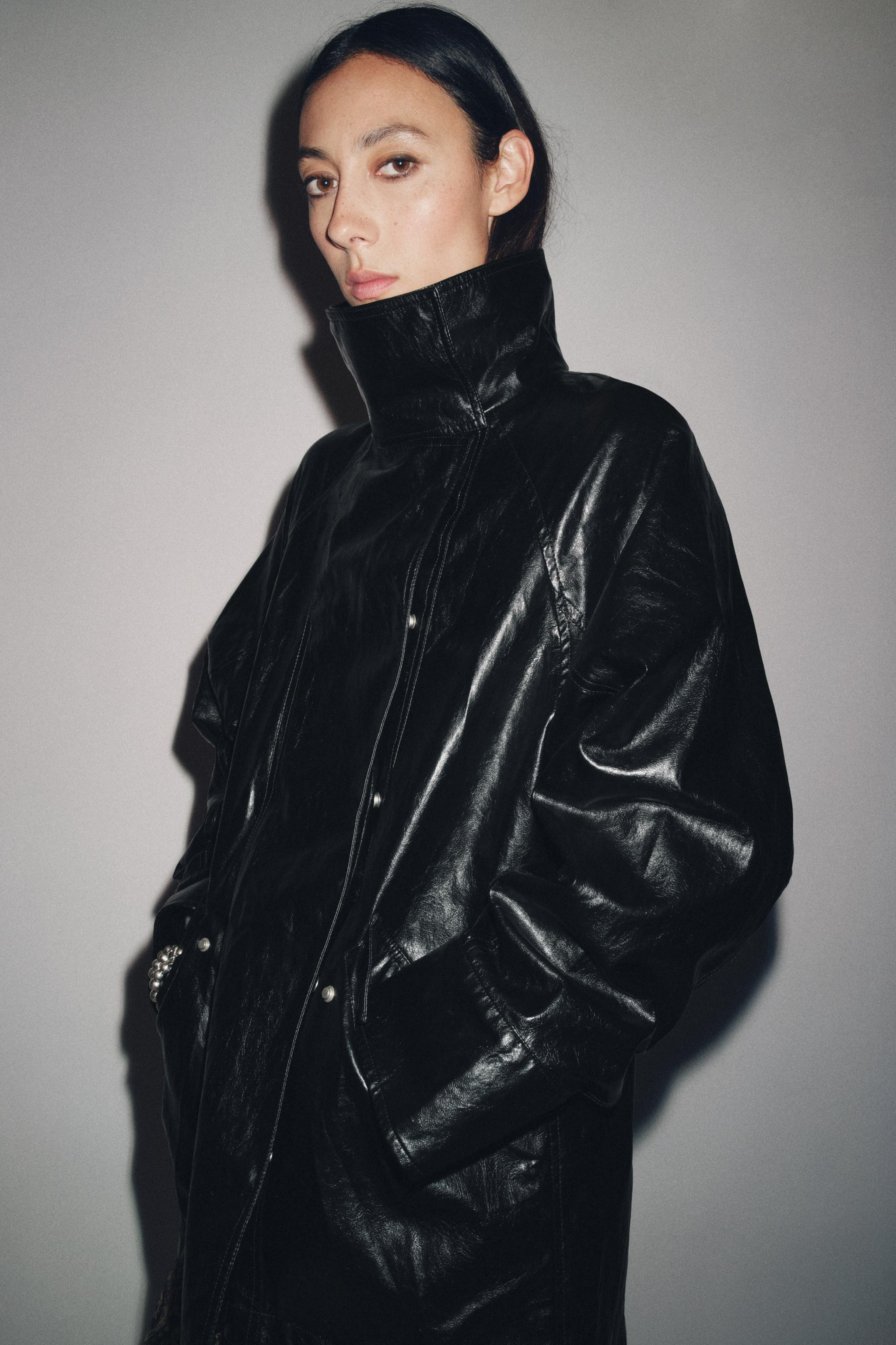 ZW COLLECTION SHINY JACKET | Zara US