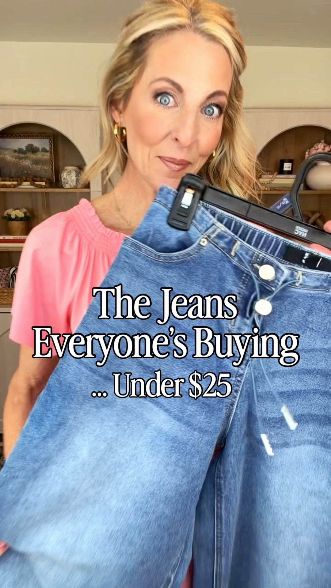 The $21 viral jeans everyone is talking about.Slouchy fit, elastic waist, wide leg, and so easy to style. I’m seeing these everywhere… and this Walmart pair is SO good. Comment JEANS for the link. 

Grab them before they sell out… and trust me, they will. I’m obsessed. Try-on in stories.  

Follow @lightandlifestyled for everyday affordable finds..
